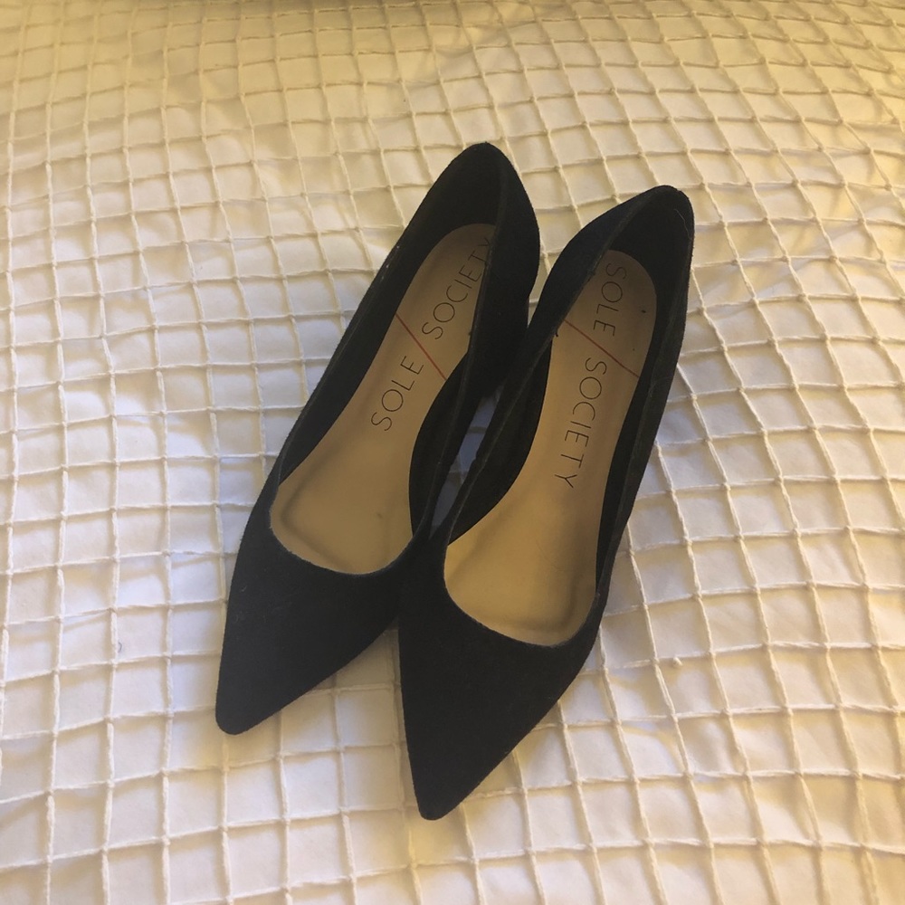 Sweet Worn Once Sole Society Block Heel